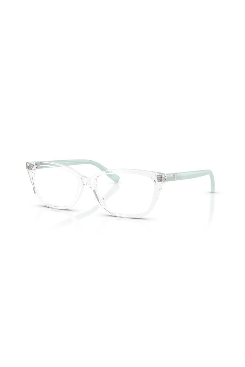 55mm Rectangle optical glasses, Main, color, Transparent