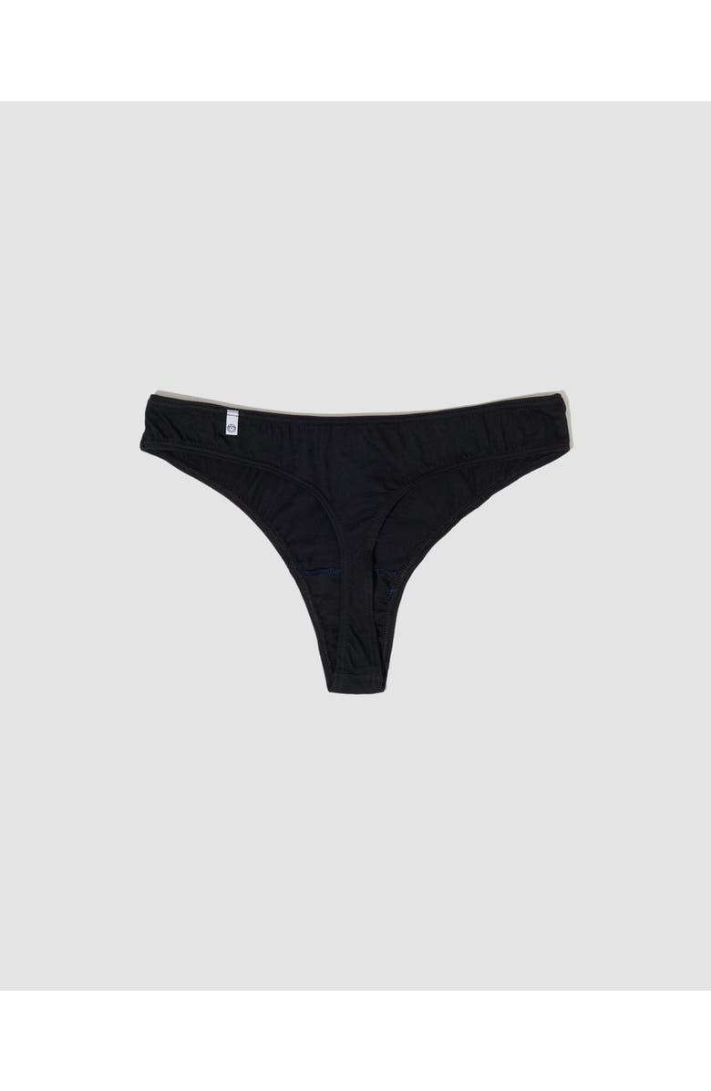 ODDOBODY Organic Cotton Thong, Alternate, color, Midnight