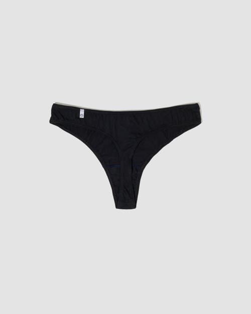 Oddobody Organic Cotton Thong In Midnight