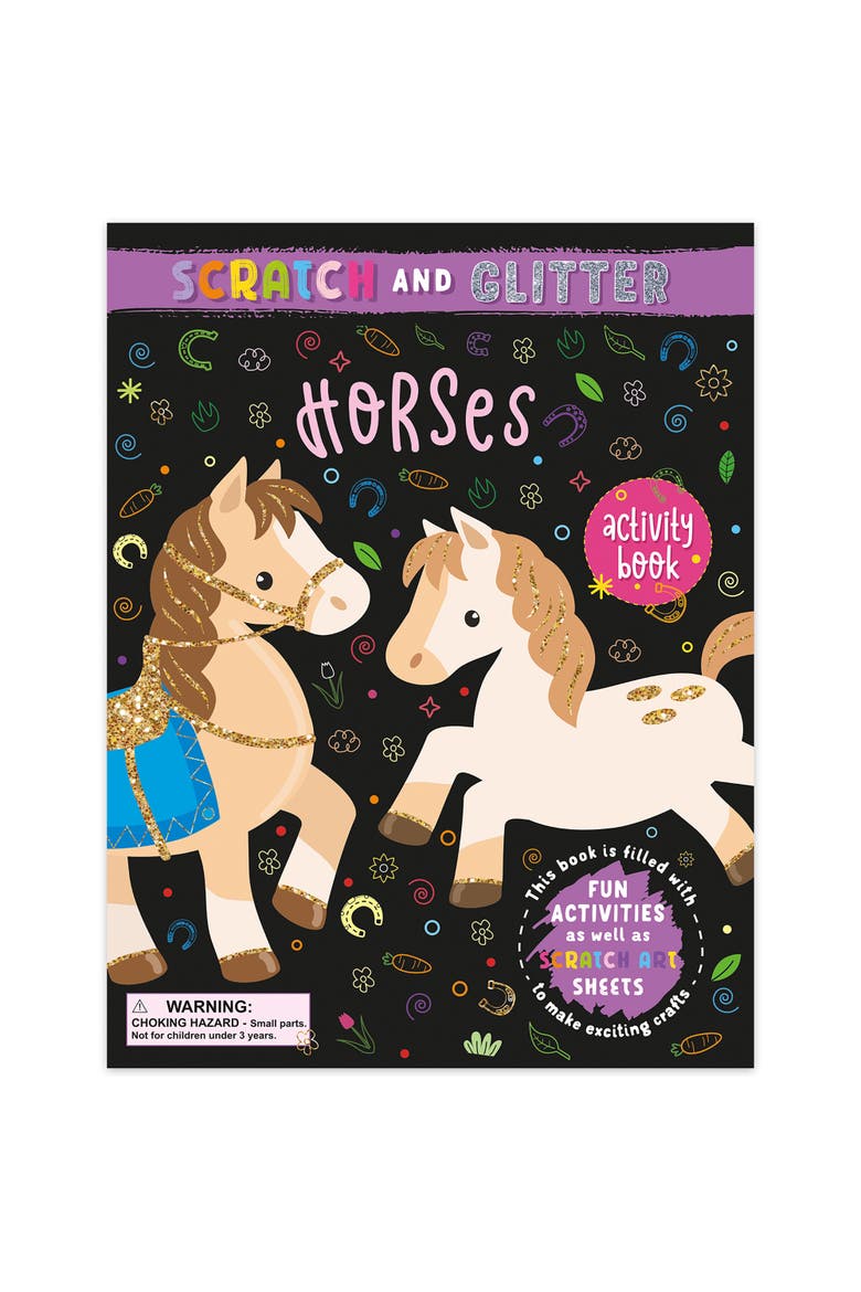 Scratch & Glitter Activity Book, Main, color, Multicolored