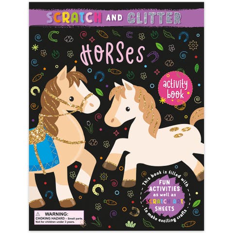 Scratch & Glitter Activity Book