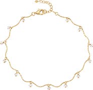 SAACHI Crystal Drop Anklet