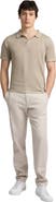 Onia Linen Sweater Short Sleeve Polo