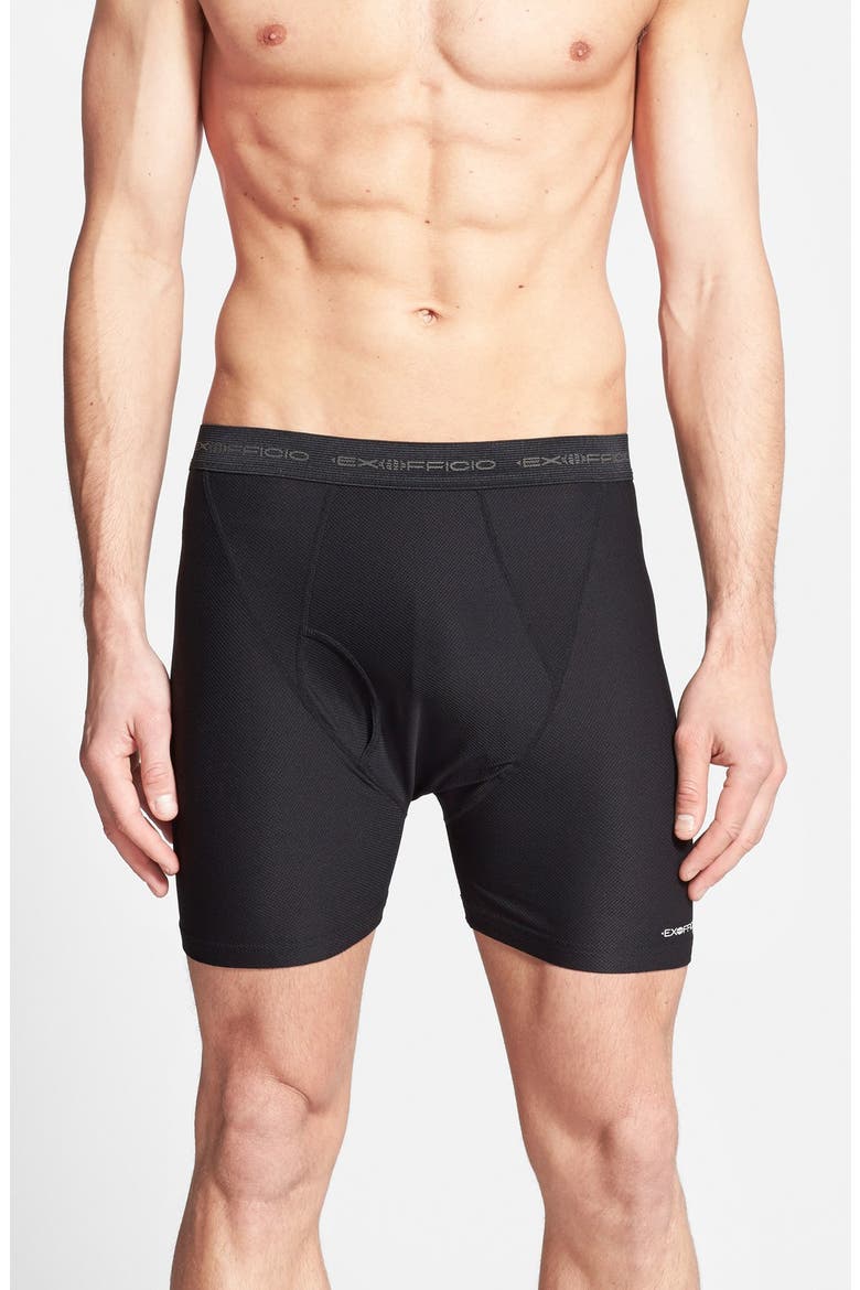 Ex Officio Give-N-Go Boxer Briefs, Main, color, BLACK