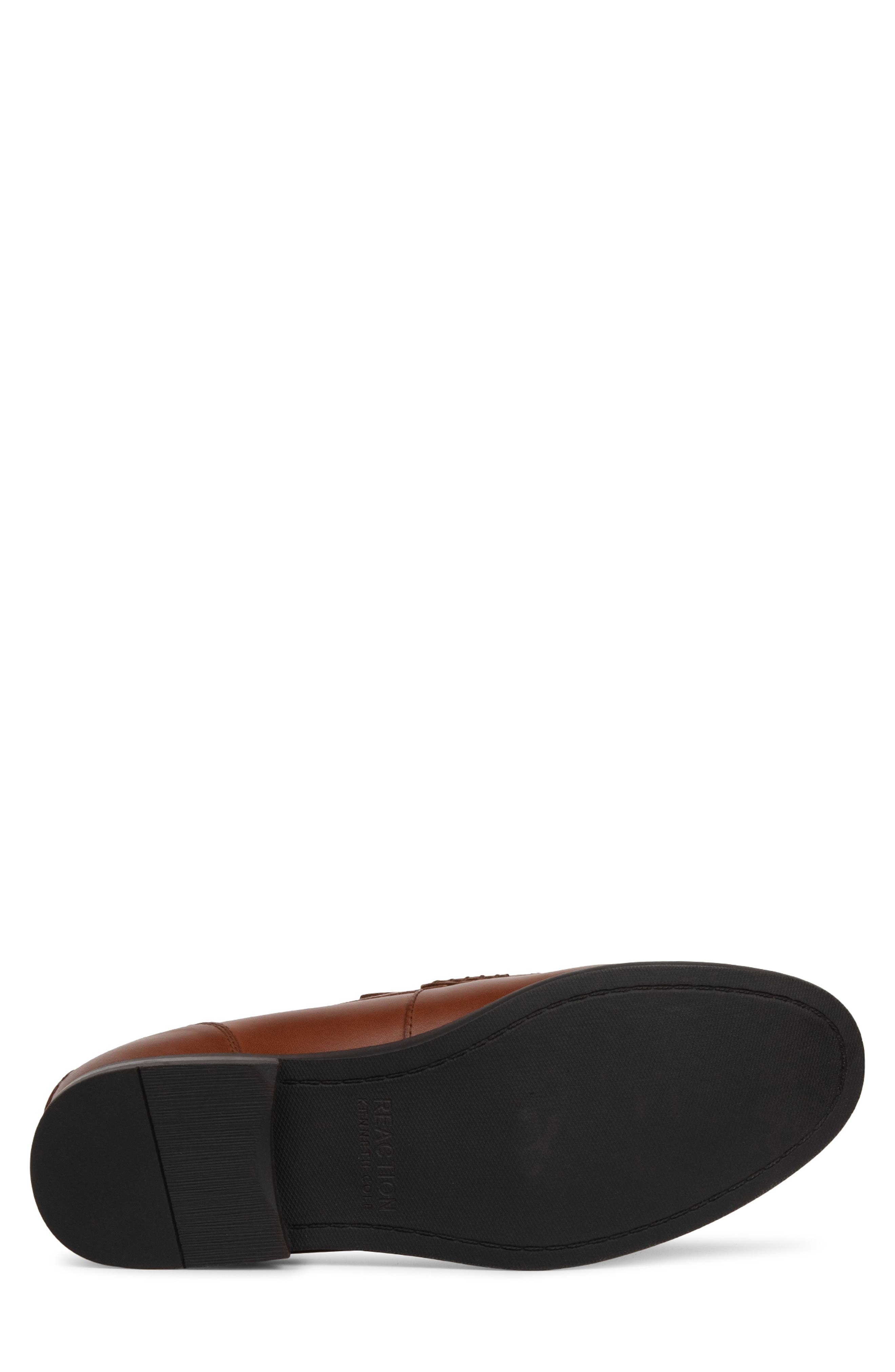 REACTION KENNETH COLE Crespo Faux Leather 2.0 Loafer, Alternate, color, COGNAC
