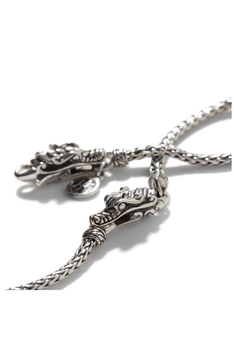 Legends Naga Triple Station Bracelet, Alternate, color, SILVER