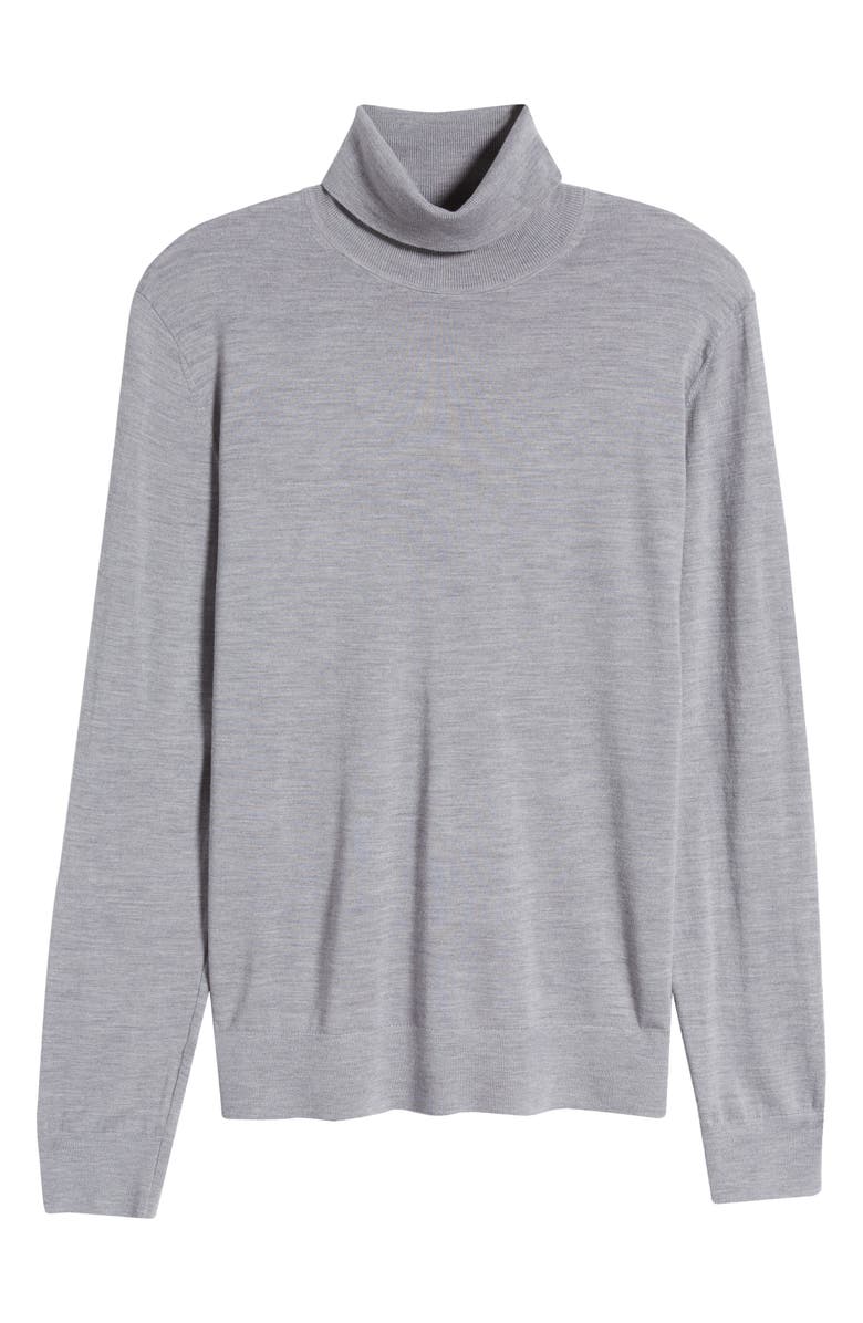 Theory Merino Wool Blend Turtleneck Sweater, Alternate, color, Cl H G/C G