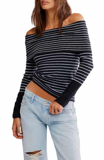 Free People Evergreen Off the Shoulder Sweater