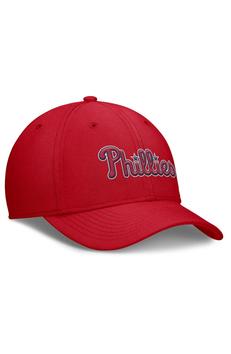 Nike Men's Nike Red Philadelphia Phillies Rise Performance Flex Hat, Alternate, color, Red