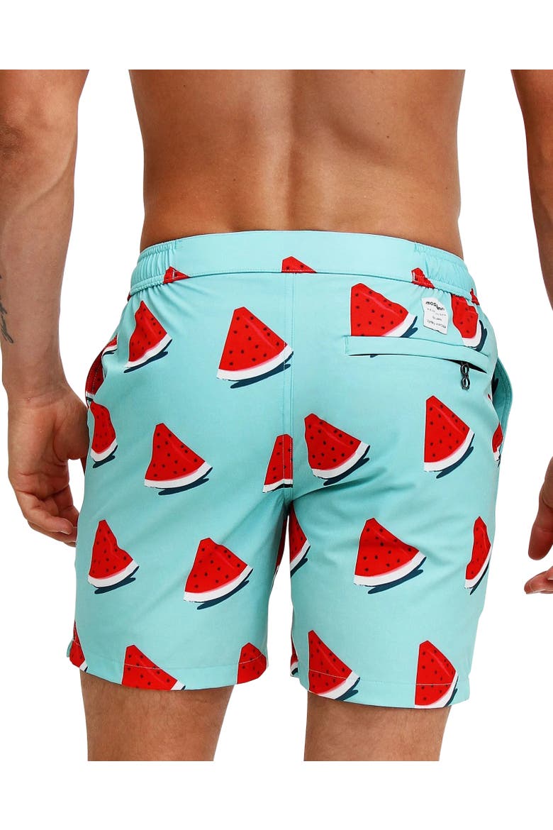 Men's Swim Shorts, Alternate, color, Aqua