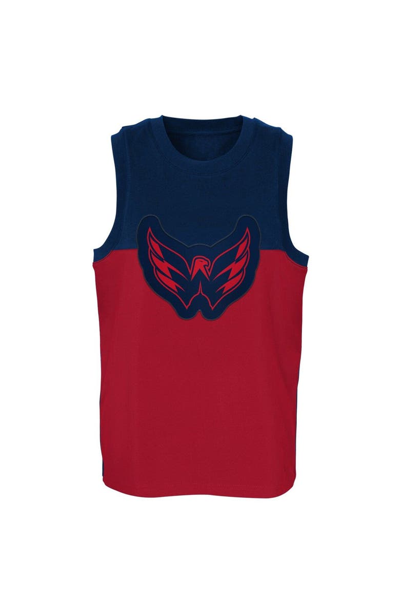 Outerstuff Youth Red/Navy Washington Capitals Revitalize Tank Top, Alternate, color, Red