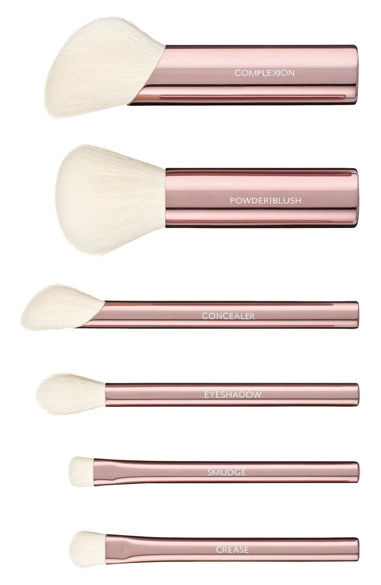 Jenny Patinkin Brush Babies Mini Makeup Brushes, Alternate, color, Rose Gold