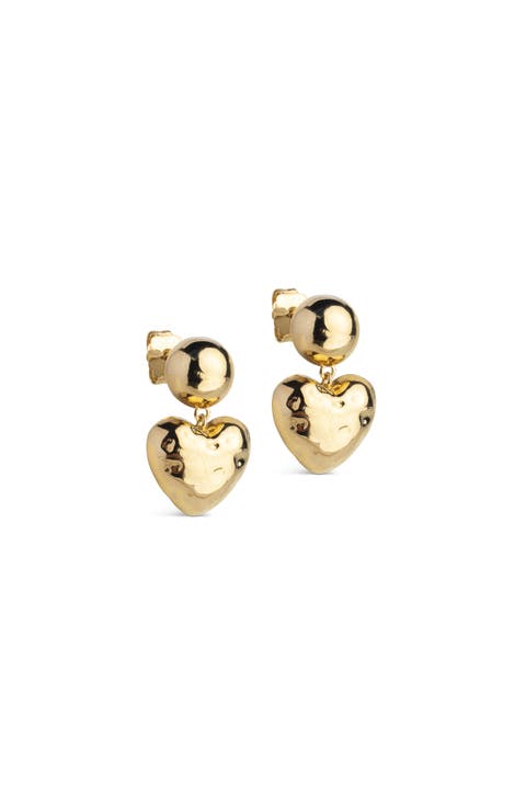 Poma Heart Earrings