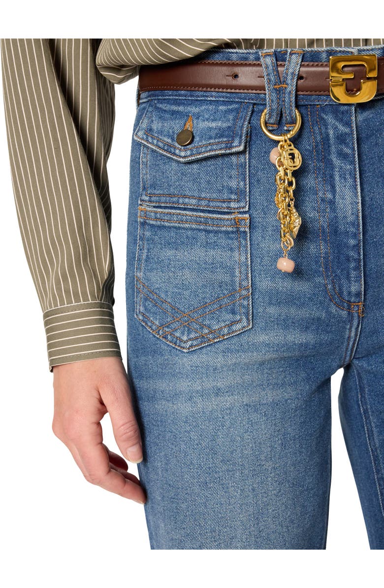 GERARD DAREL Anna Flared High Rise Jeans, Alternate, color, Universe