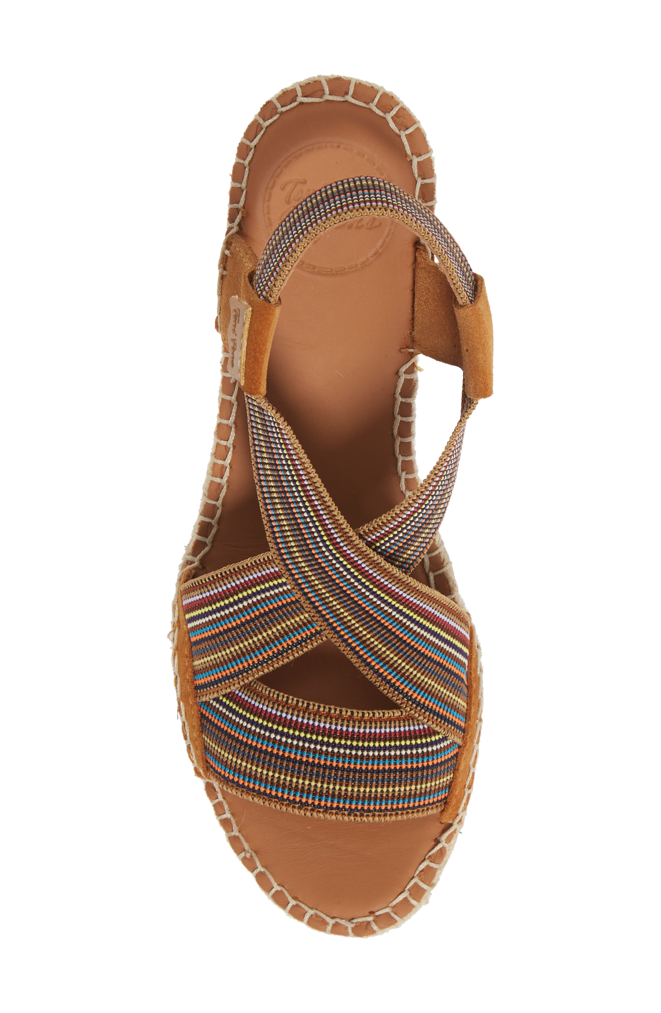 Tina Espadrille Wedge Sandal, Alternate, color, TAN SUEDE