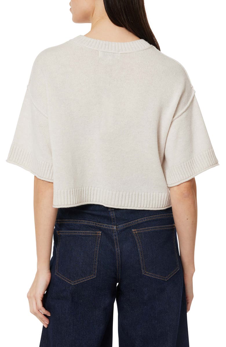 Habitual Crewneck Crop Sweater, Alternate, color, Oatmeal