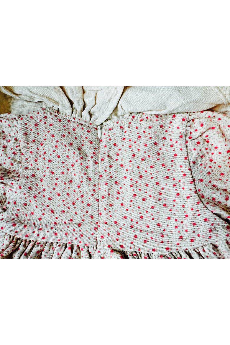 Marguerite Dress, Alternate, color, Wild Rosebud Garden