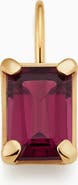 Oradina 14K Gold Date Me Birthstone Pendant Charm