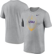 Nike Men's Nike Heather Gray LSU Tigers Primetime Legend Icon Performance T-Shirt