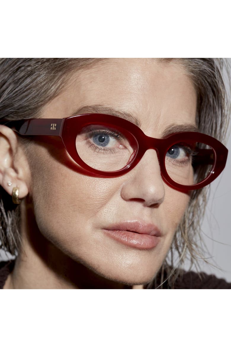 Monroe Blue Light Glasses, Alternate, color, Brown / Grey