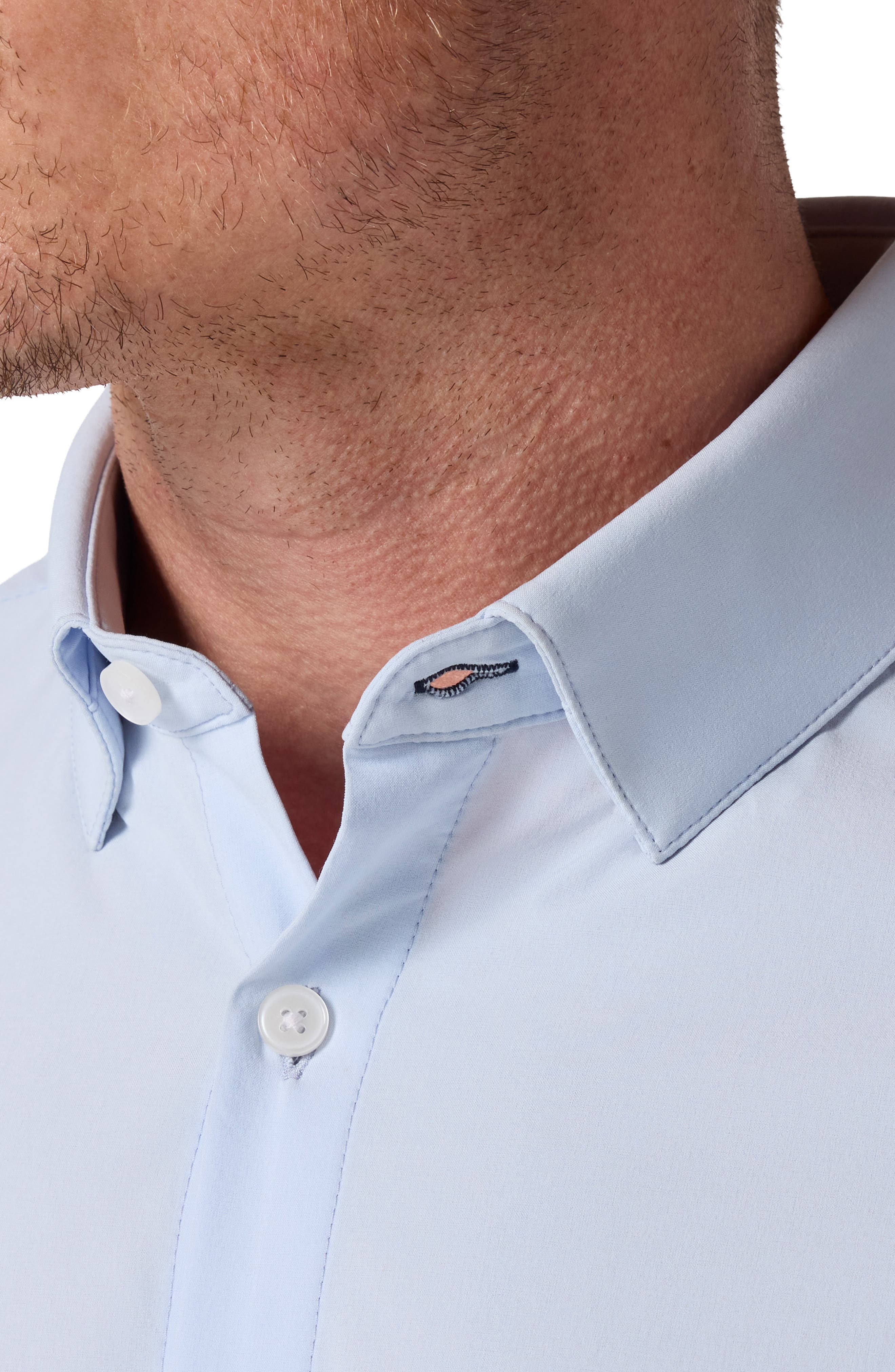 Leeward Trim Fit Solid Button-Up Shirt - image 2