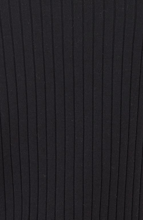 Threads 4 Thought Leah Rib Knit Long Sleeve T-shirt In Black