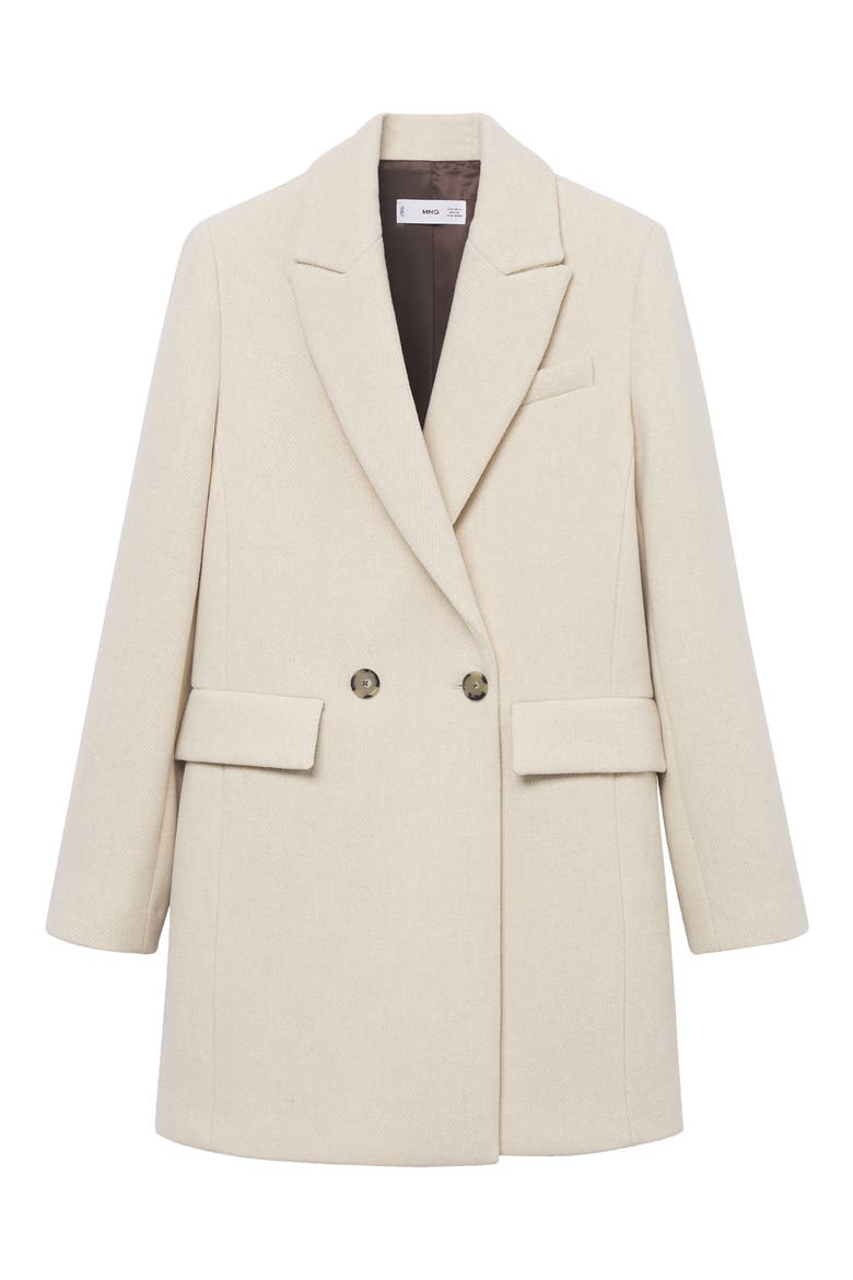 Double Breasted Coat, Alternate, color, LIGHT/ PASTEL GREY