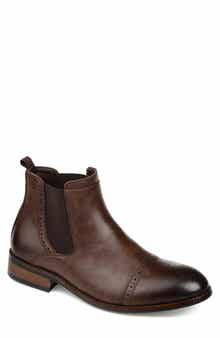 VANCE CO Garrett Cap Chelsea Boot - Wide Width