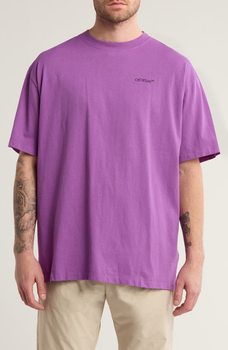 Off-White Jumbo Arrows Over Cotton T-Shirt, Main, color, 