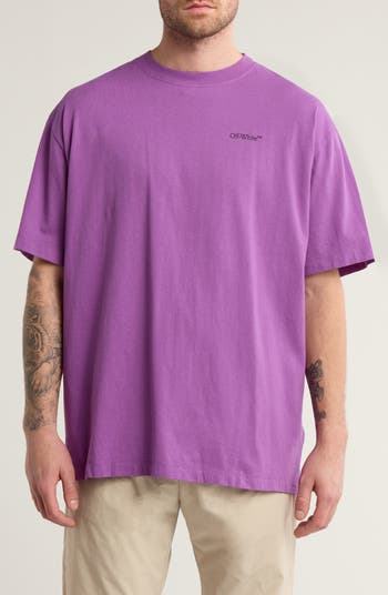 Jumbo Arrows Over Cotton T-Shirt