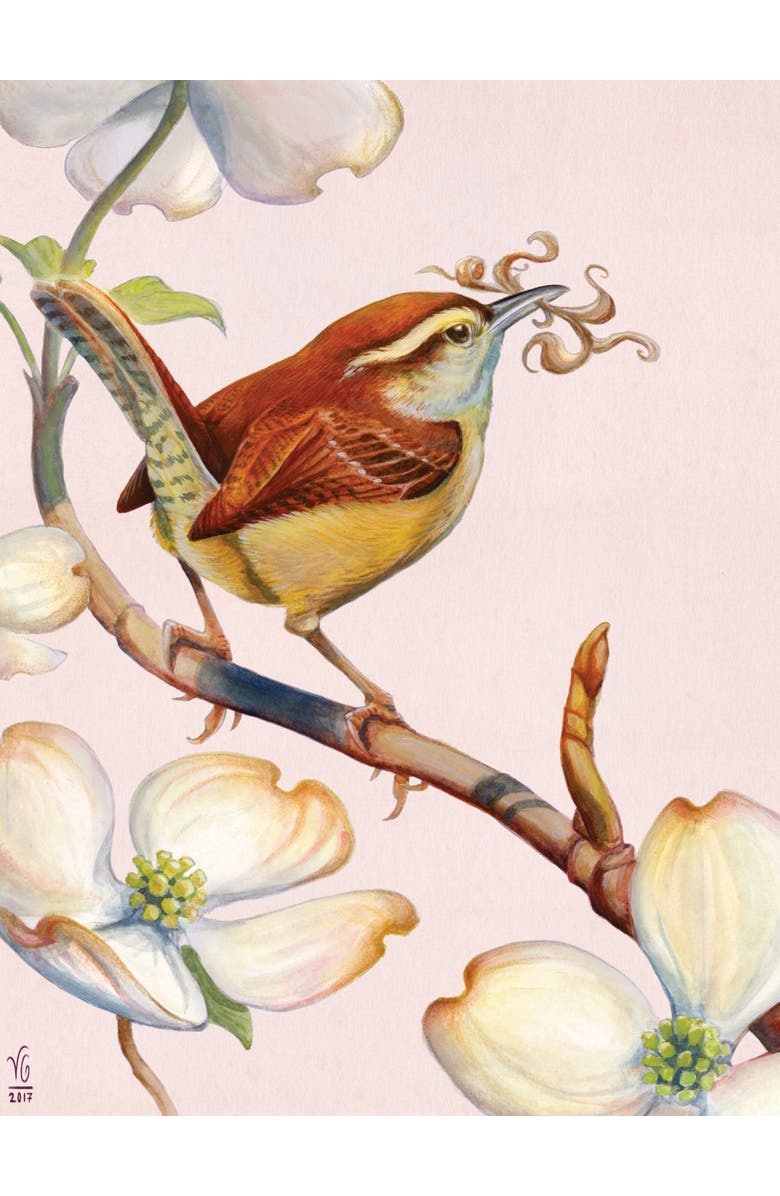 NEW YORK PUZZLE COMPANY Carolina Wren 500 Piece Puzzle, Alternate, color, NO COLOR