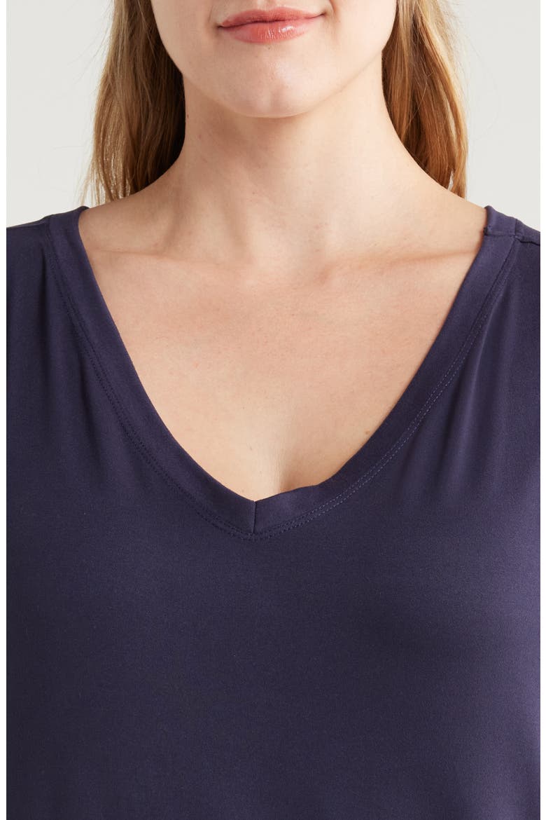 Loose Fit Jersey T-Shirt Dress, Alternate, color, NAVY