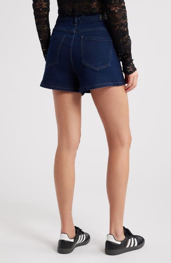 Rose High Waist Denim Shorts