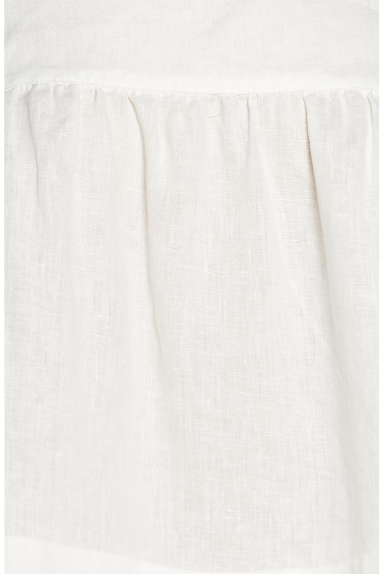 Rebecca Ruffle Camisole & Shorts Pajamas, Alternate, color, WHITE