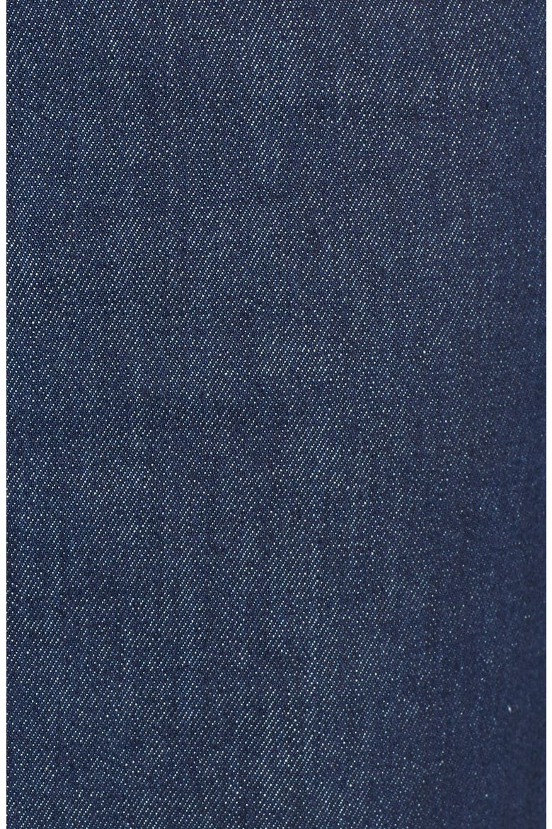 7 For All Mankind® Raw Edge Pencil Skirt, Alternate, color, RAW EDGE DENIM