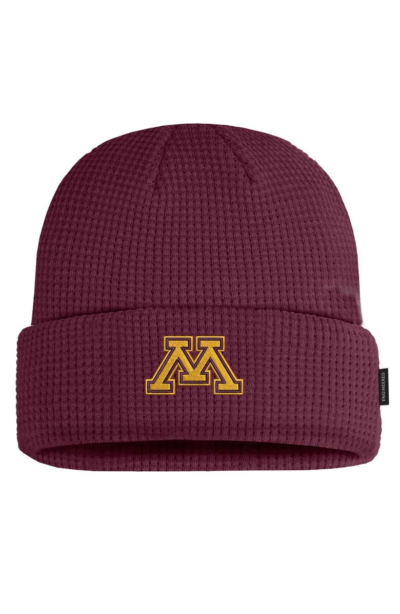 Nike Men's Nike Maroon Minnesota Golden Gophers 2024 Sideline Terra Cuffed Knit Hat, Main, color, 
