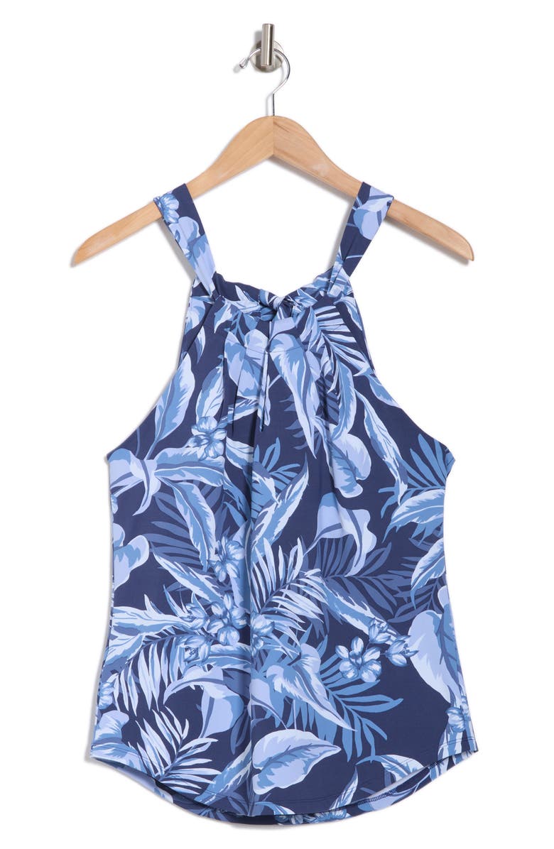 Tommy Bahama Aubrey Gulf Shore Gardens Sleeveless Top, Alternate, color, Island Navy