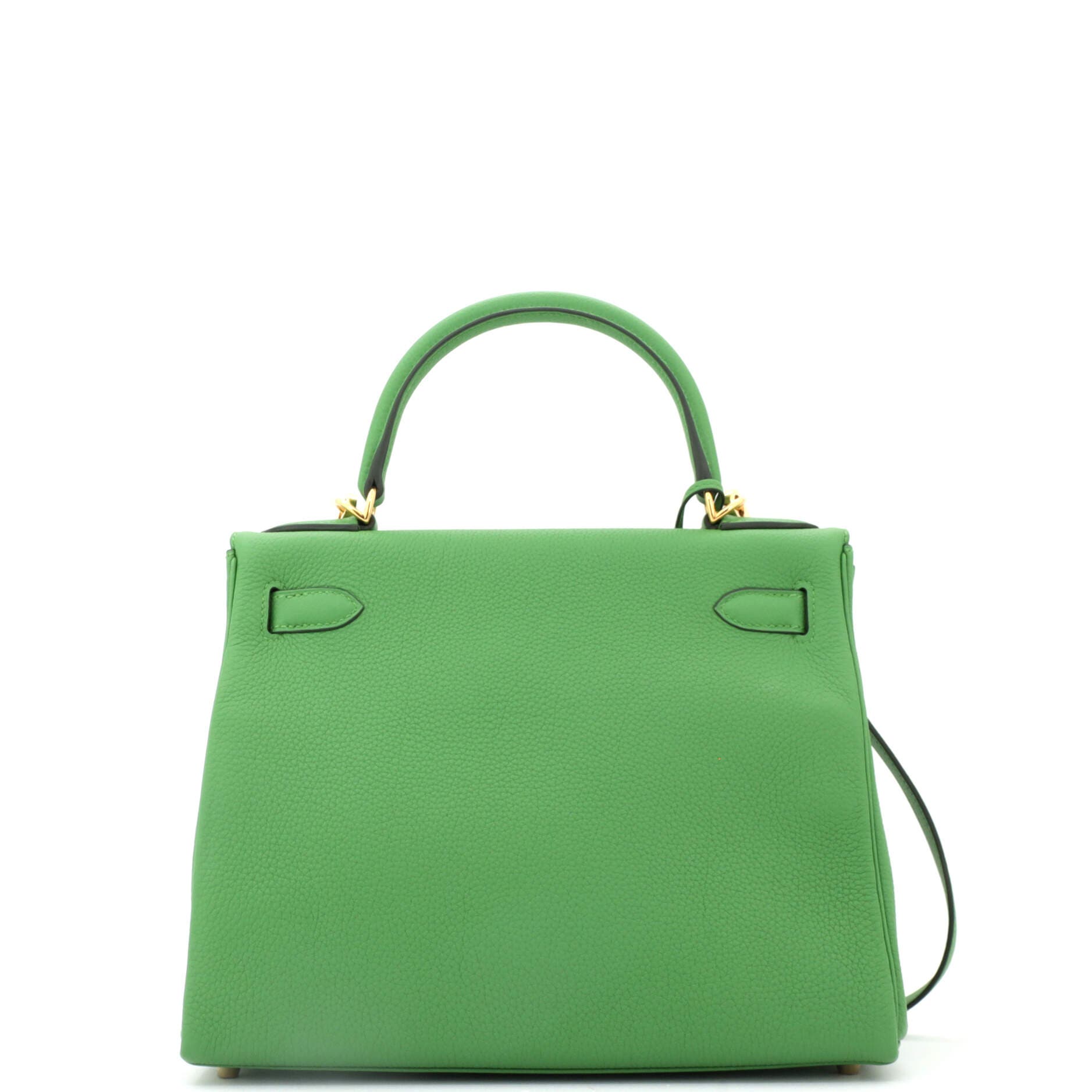 Pre-Owned Hermes Kelly Handbag Green Togo with Gold Hardware 28, Alternate, color, 