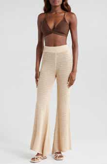 Elan Open Knit Cover-Up Pants