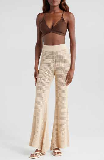 Elan Open Knit Cover-Up Pants