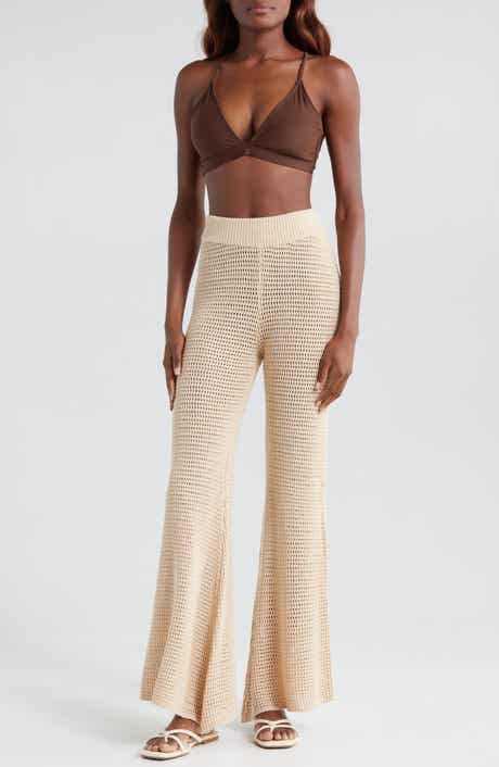 Elan Open Knit Cover-Up Pants