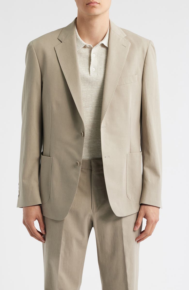 Vince Iker Khaki Cotton Blend Suit, Alternate, color, Khaki