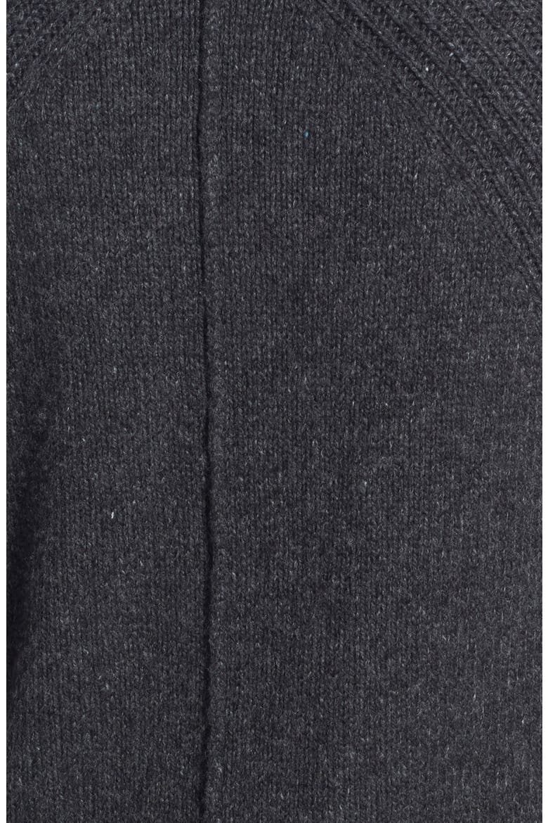 Shawl Collar Open Cardigan, Alternate, color, HEATHER CHARCOAL