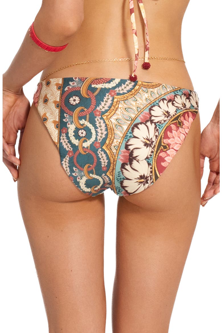 Ilu Plume Bikini Bottoms, Alternate, color, RED