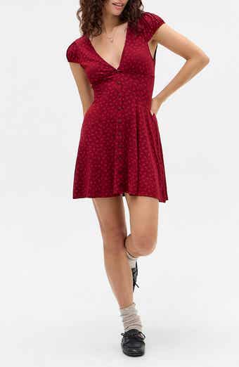 Kiki Polka Dot Fit & Flare Dress