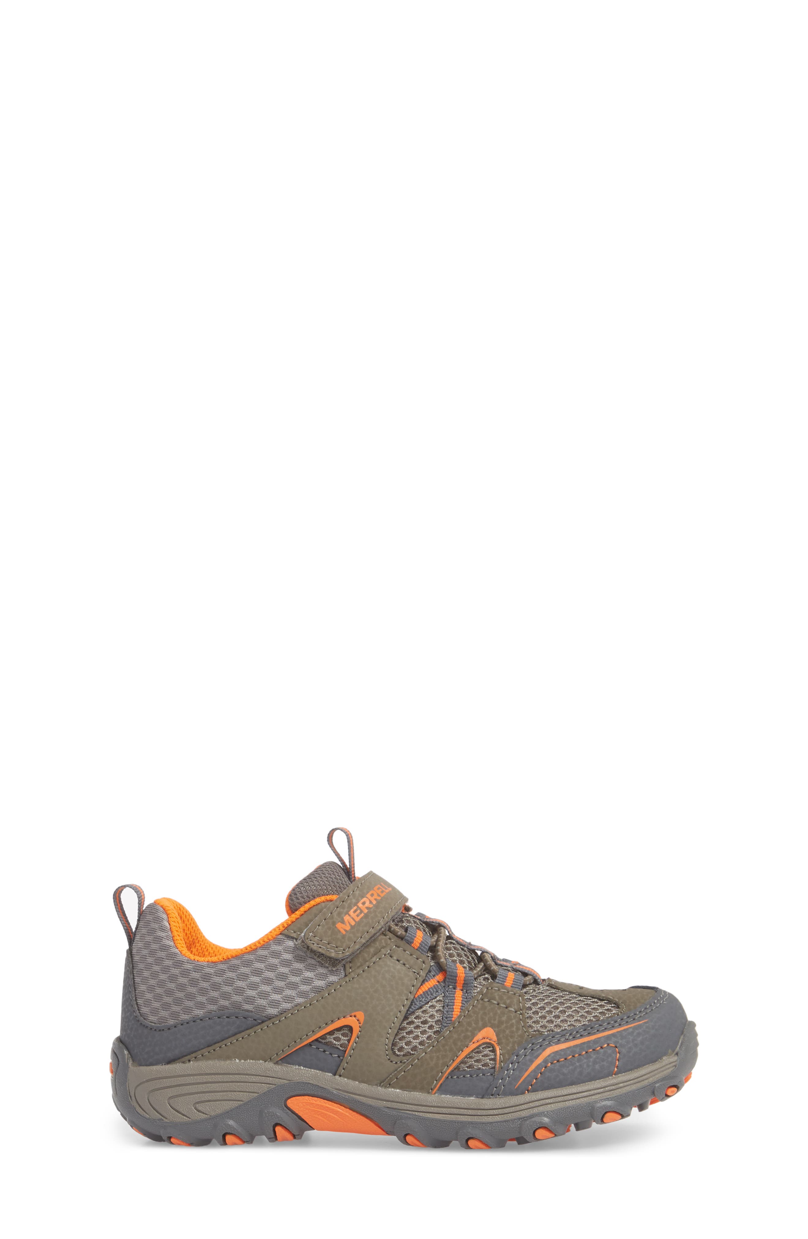 Trail Chaser Sneaker, Alternate, color, GUNSMOKE/ ORANGE
