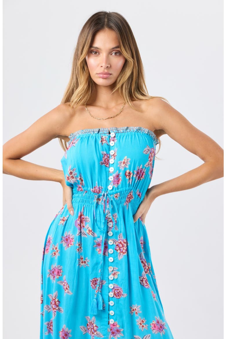 Ryden Maxi Dress, Alternate, color, VINTAGE HAWAIIAN TURQUOISE