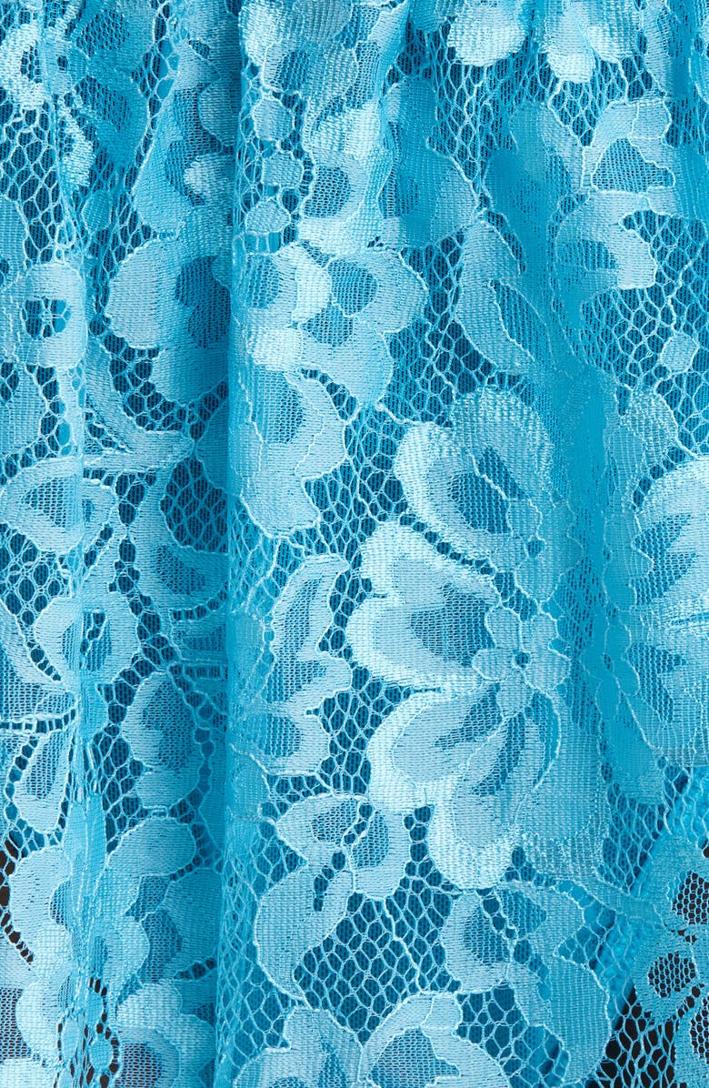 KILO BRAVA Lace Skirted Thong, Alternate, color, Blue