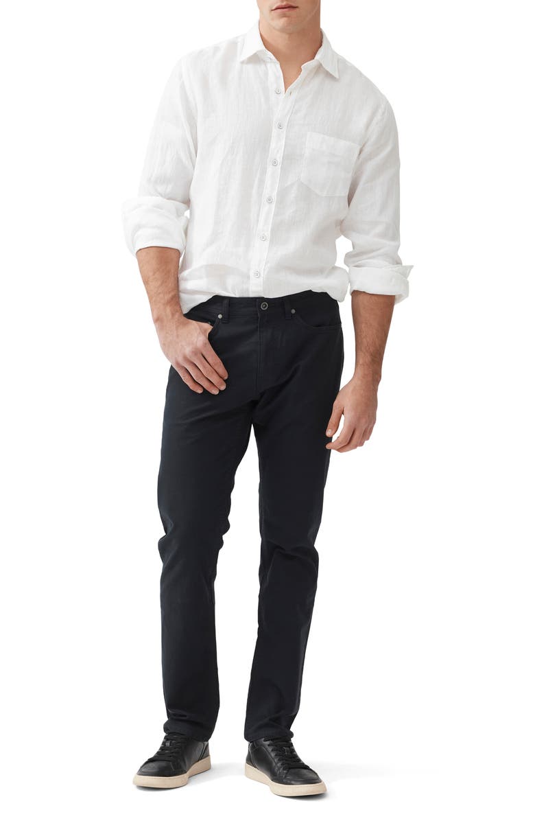 Rodd & Gunn Coromandel Button-Up Linen Shirt, Alternate, color, Snow