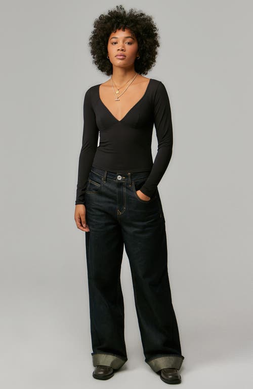 Bdg Urban Outfitters Je T'aime Long Sleeve Top In Multi